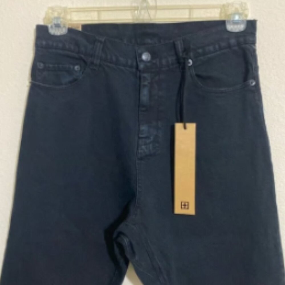 KSUBI Women's Slim Slouch Benjamin Black Denim Jean Pants Size 25x32